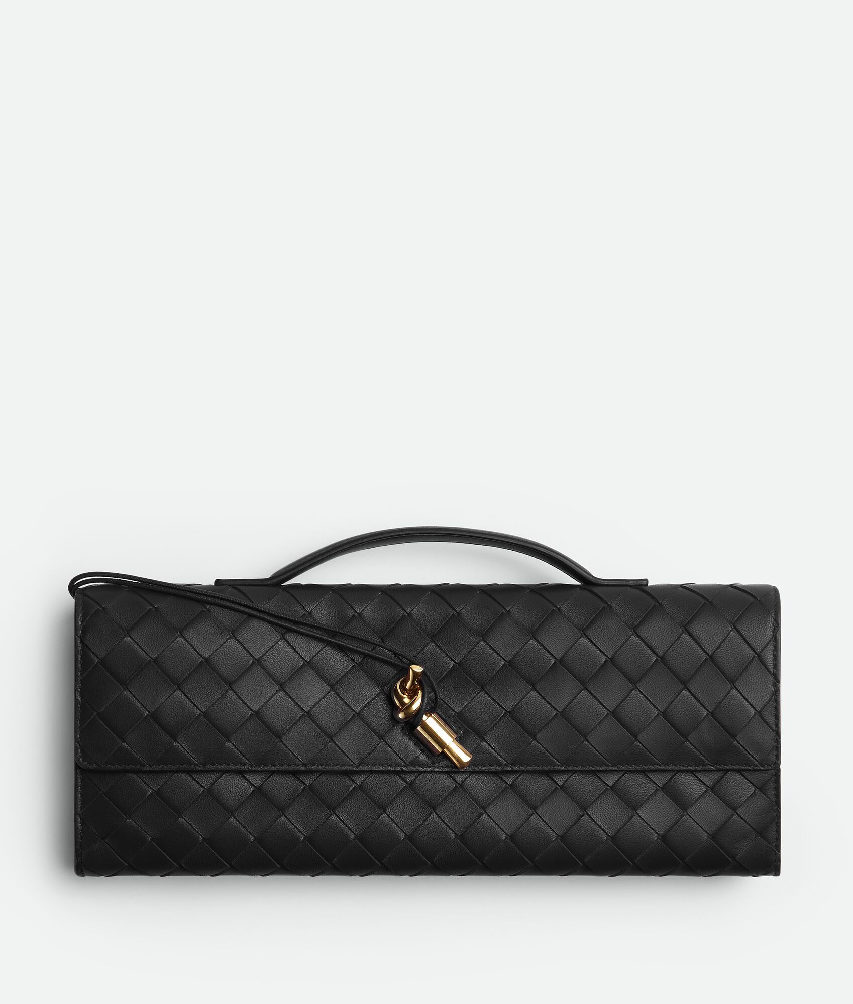 Bottega venetta andiamo clutch black _7