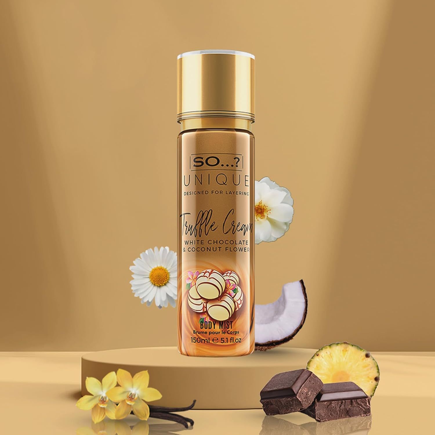 So…? Unique Womens Truffle Cream Body Mist Fragrance Sray 150ml_4