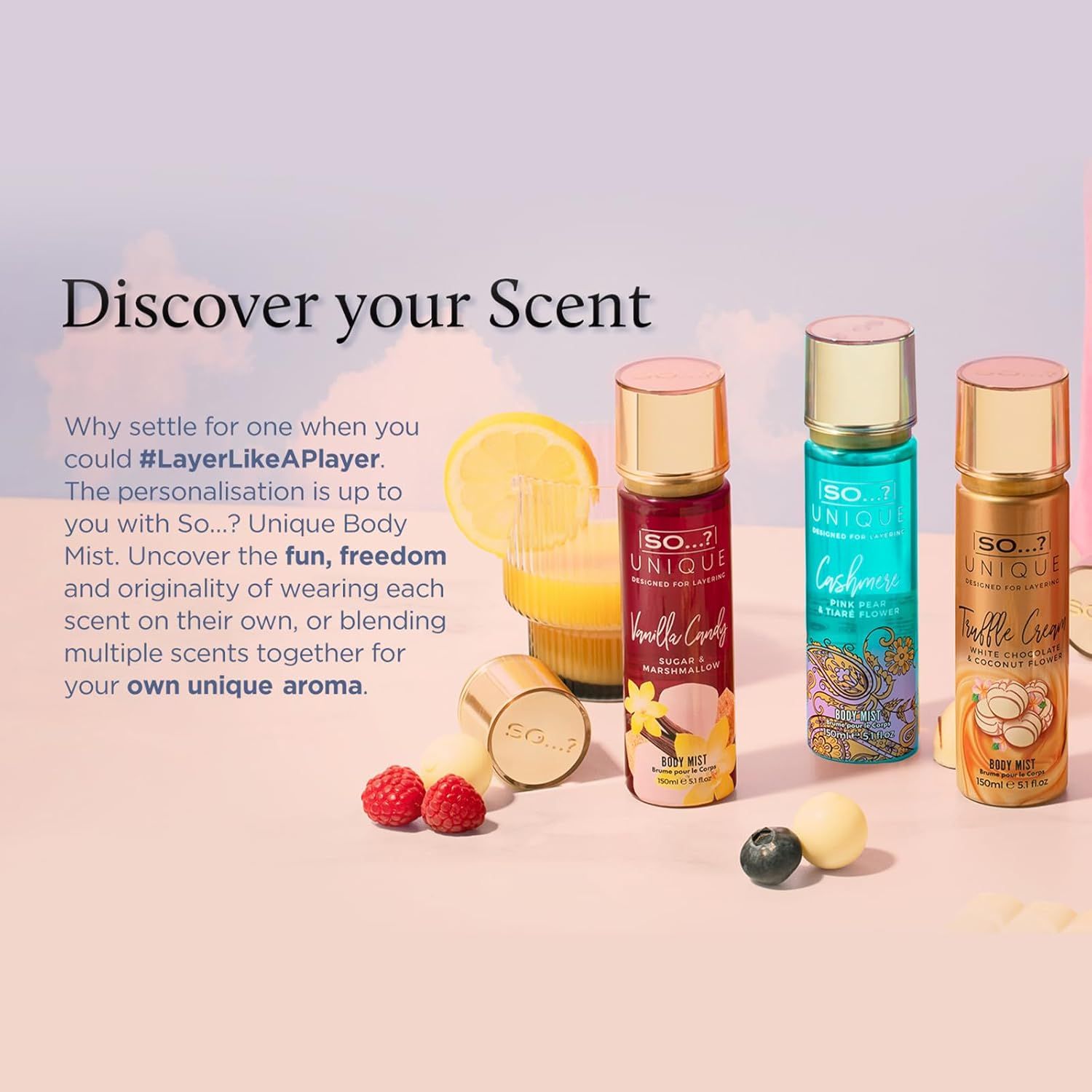 So…? Unique Womens Truffle Cream Body Mist Fragrance Sray 150ml_6