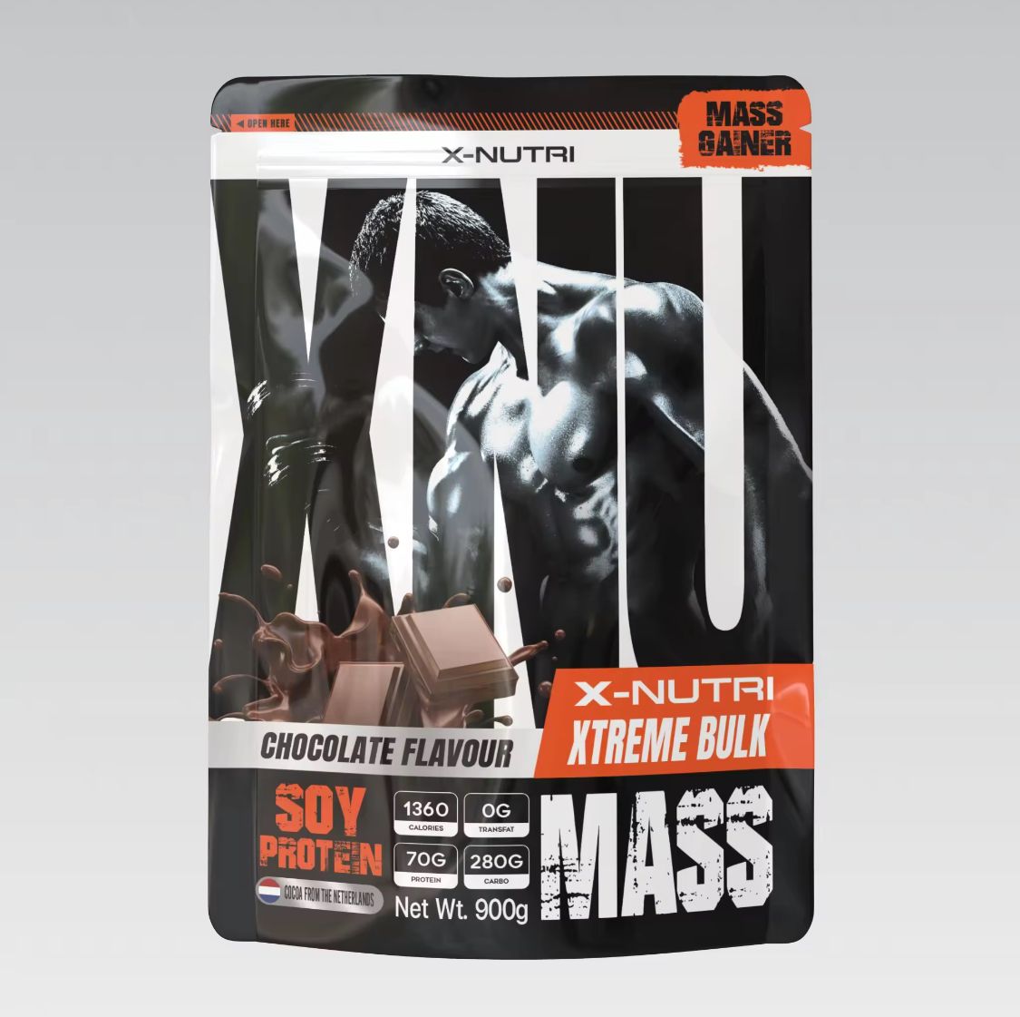 XNU Mass Soy Protein Gainer ( Chocolate ) _0
