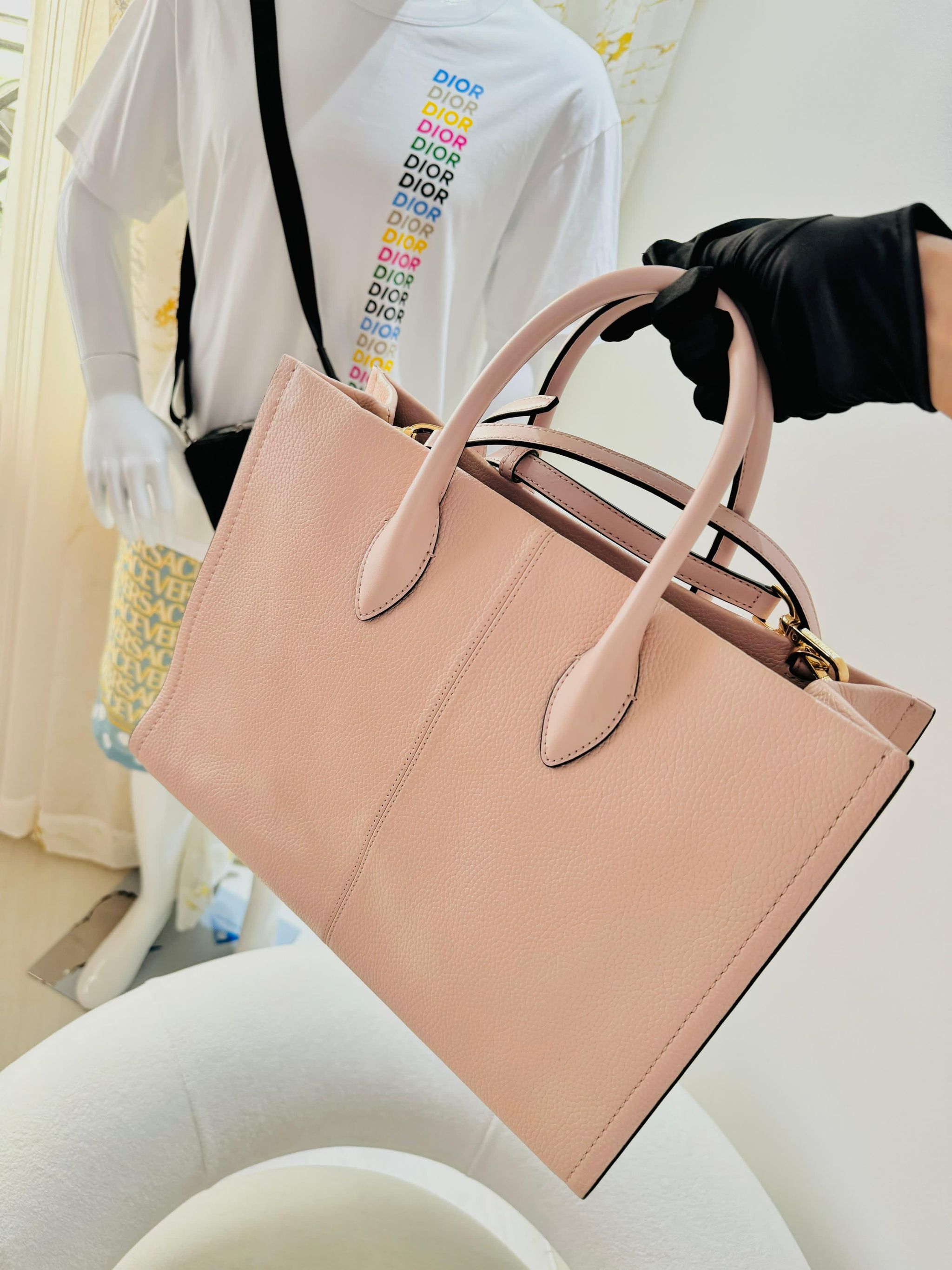 Bolsa tote Micheal kors light pink _5