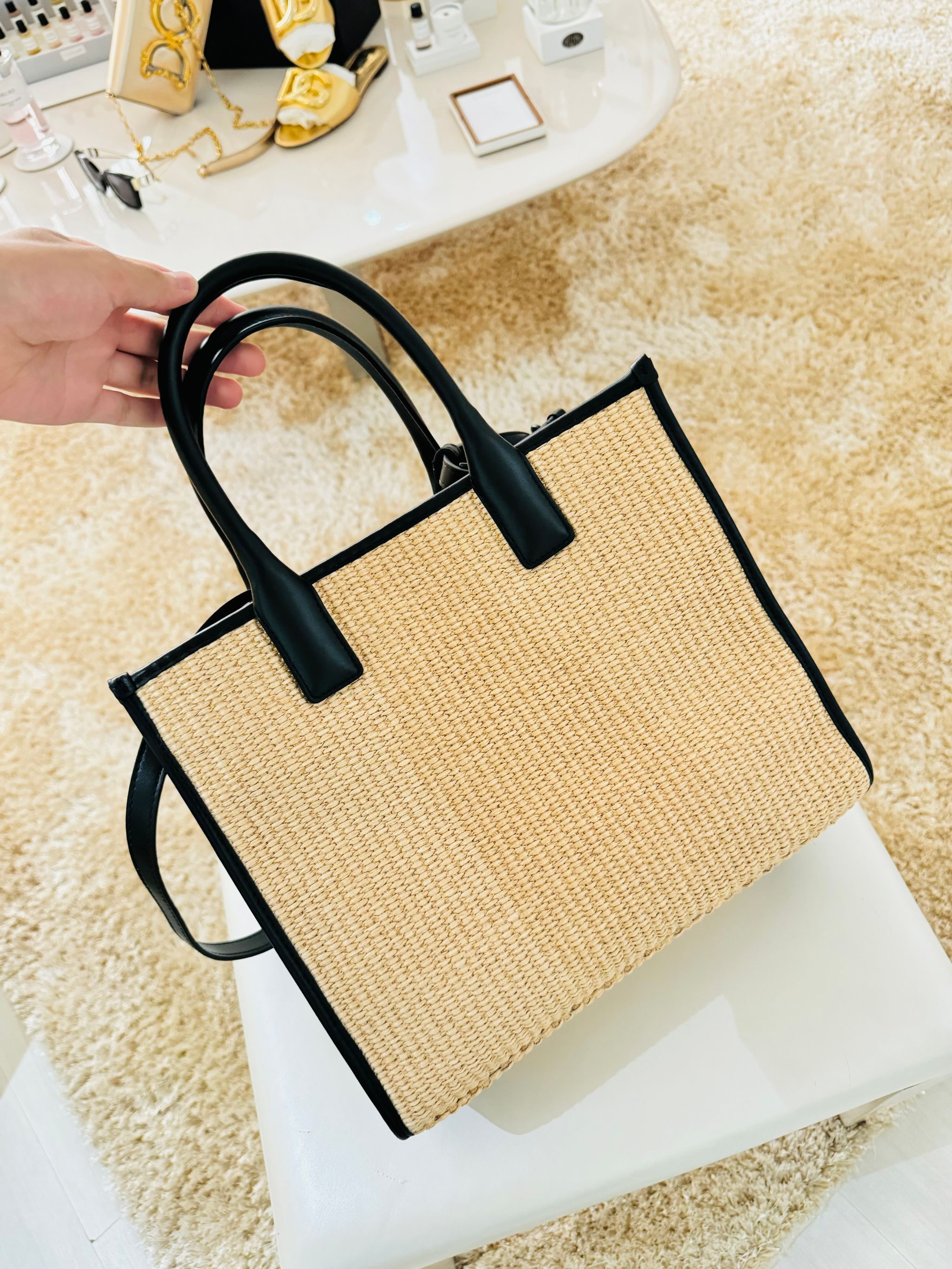Bolsa raffia Versace La Medusa - nova coleção _13