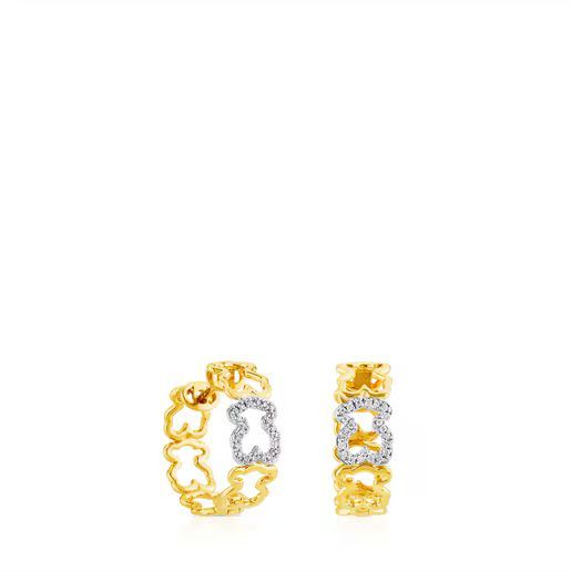 Set Tous Baño de oro amarillo y Plata 925_3