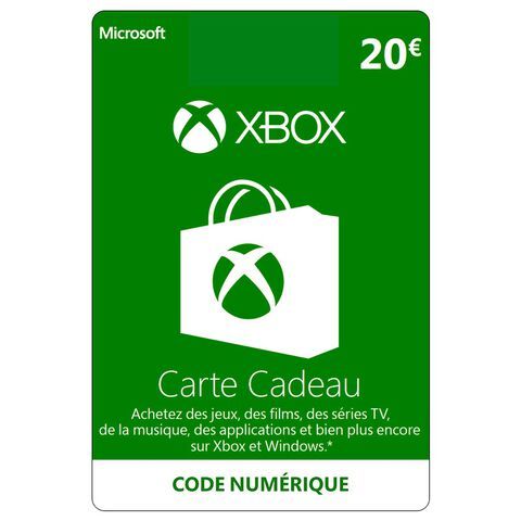 CARTE XBOX 20 €_0