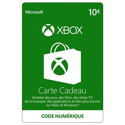 carte Xbox 10 €_0