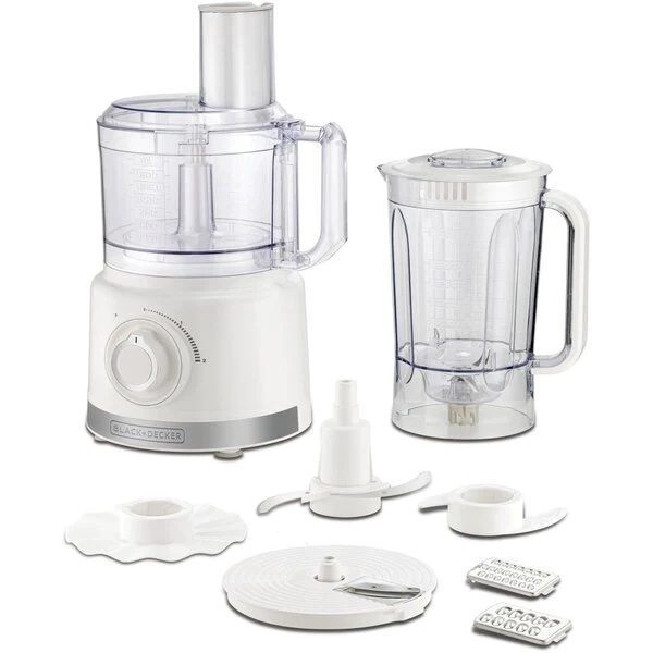 Black and Decker Multifunction Food Processor 2 L 750 W FX760-B5 White - FX760-B5_0