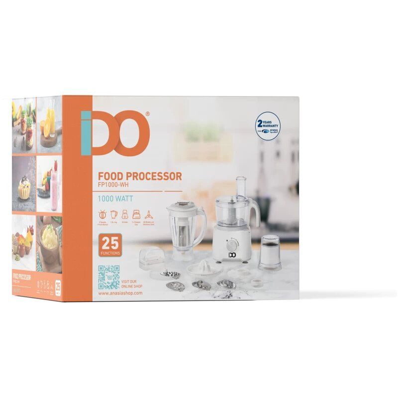 Food Processor 1.5 1000W White FP1000-WH_10