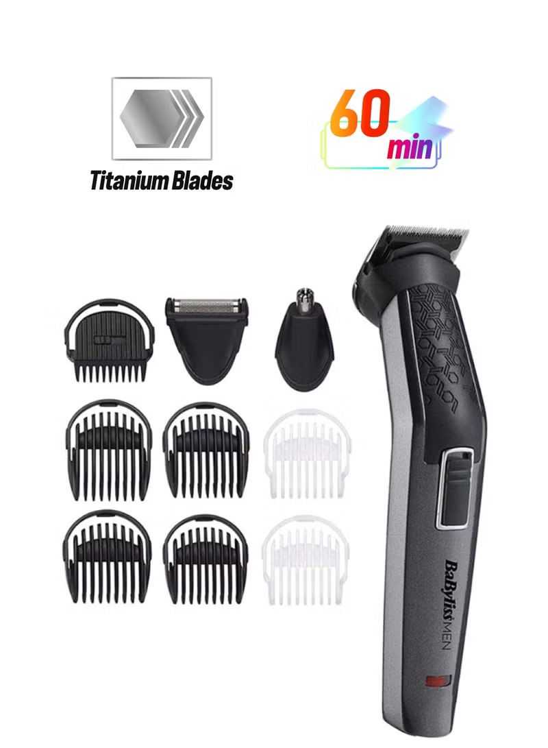 Babyliss MT727E Hair Trimmer for Men. Rechargeable - Black_0