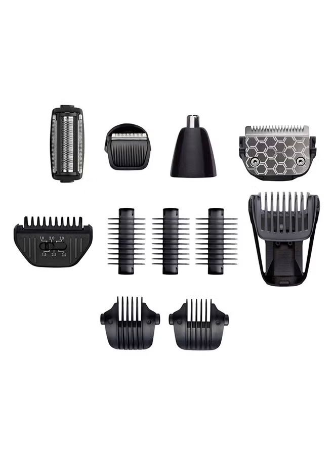 BaByliss 11-In-1 Cordless Multi Grooming Kit, Waterproof, Hair/Nose/Body And Beard Trimmer, Hair Clipper, Shaver For Men With Sharp Carbon Titanium Blades - MT860E, 3 Years Guarantee_2