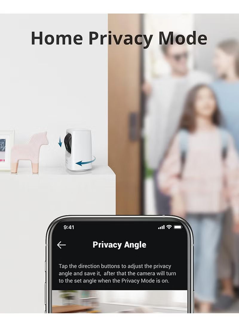 eufy Security IndoorCam Mini Pan and Tilt 2K Wi-Fi Network Home Surveillance Camera- Eufy Mini IndoorCam_3