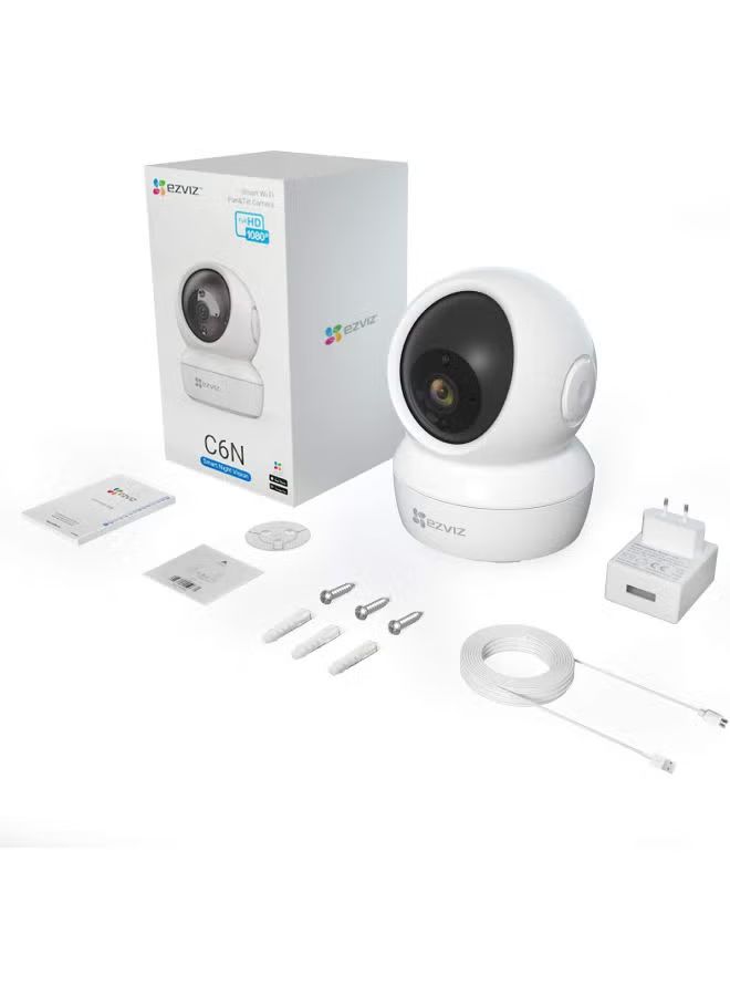 Ezviz c6n hd indoor wi-fi pan and tilt security camera - white_1