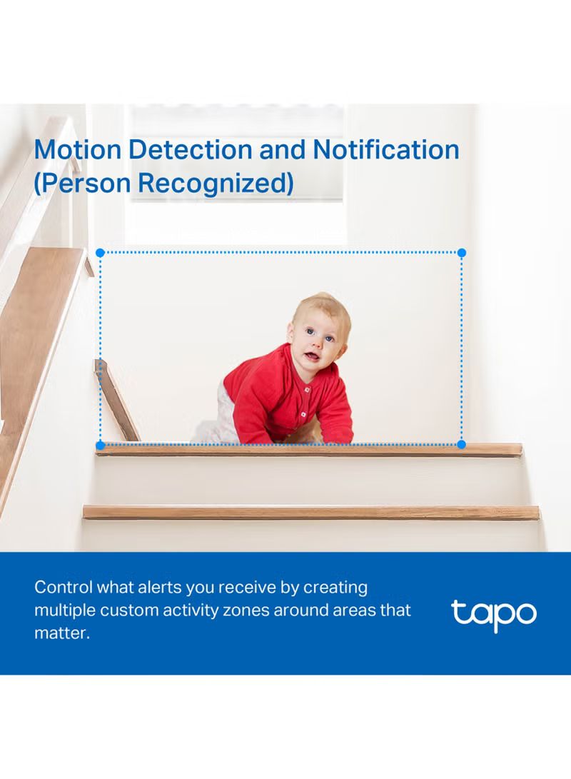 Tapo tc70 360-degree smart wi-fi pan and tilt camera, 1080 p,with light and audio_3