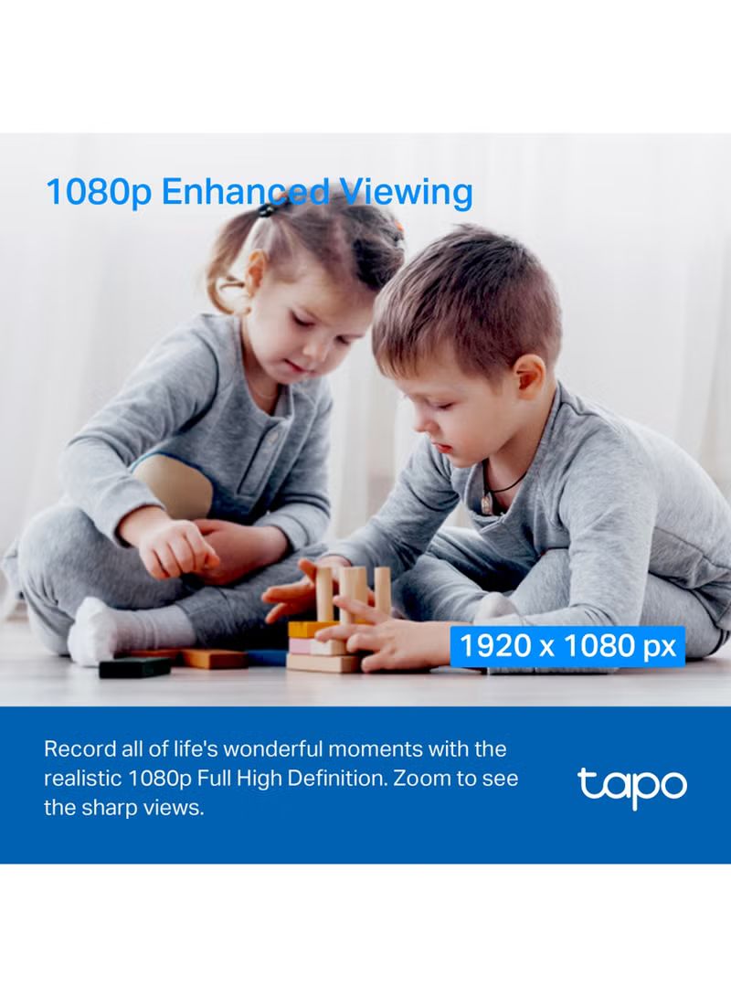 Tapo tc70 360-degree smart wi-fi pan and tilt camera, 1080 p,with light and audio_4