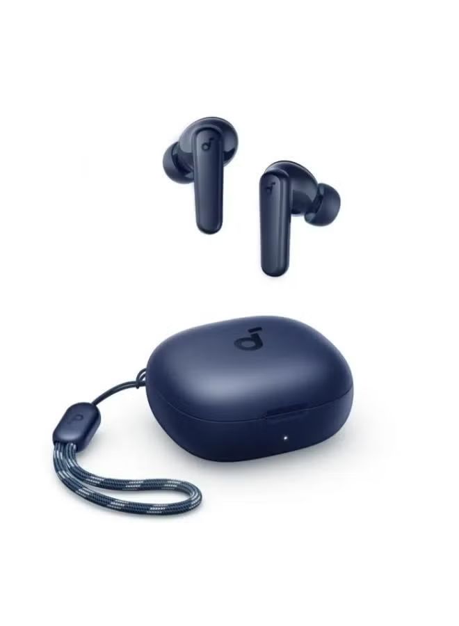 Soundcore By Anker R50i True Wireless Earbuds 10mm Drivers with Big Bass, Bluetooth 5.3, 30H Playtime, IPX5-Water Resistant, AI Clear Calls with 2 Mics, 22 Preset EQs via App,Blue_0