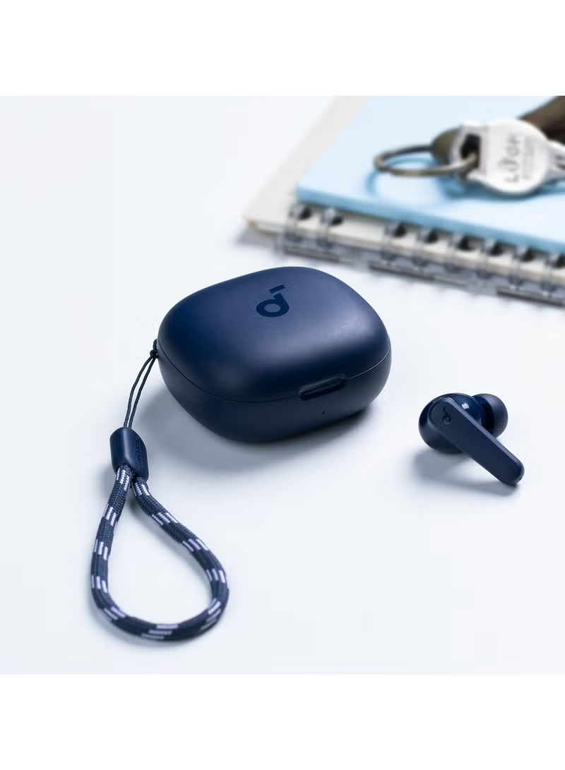 Soundcore By Anker R50i True Wireless Earbuds 10mm Drivers with Big Bass, Bluetooth 5.3, 30H Playtime, IPX5-Water Resistant, AI Clear Calls with 2 Mics, 22 Preset EQs via App,Blue_2