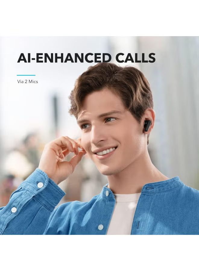 Soundcore By Anker R50i True Wireless Earbuds 10mm Drivers with Big Bass, Bluetooth 5.3, 30H Playtime, IPX5-Water Resistant, AI Clear Calls with 2 Mics, 22 Preset EQs via App, 18 Months Warranty_2