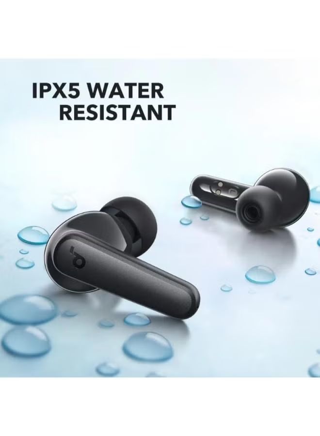 Soundcore Anker Life P25i Wireless Earbuds Containing Protection Cover And Provide AI Enhanced Calls And Fast Charging Designed With Elegant Design For Unisex Adults With Free Carry Case - Black_1