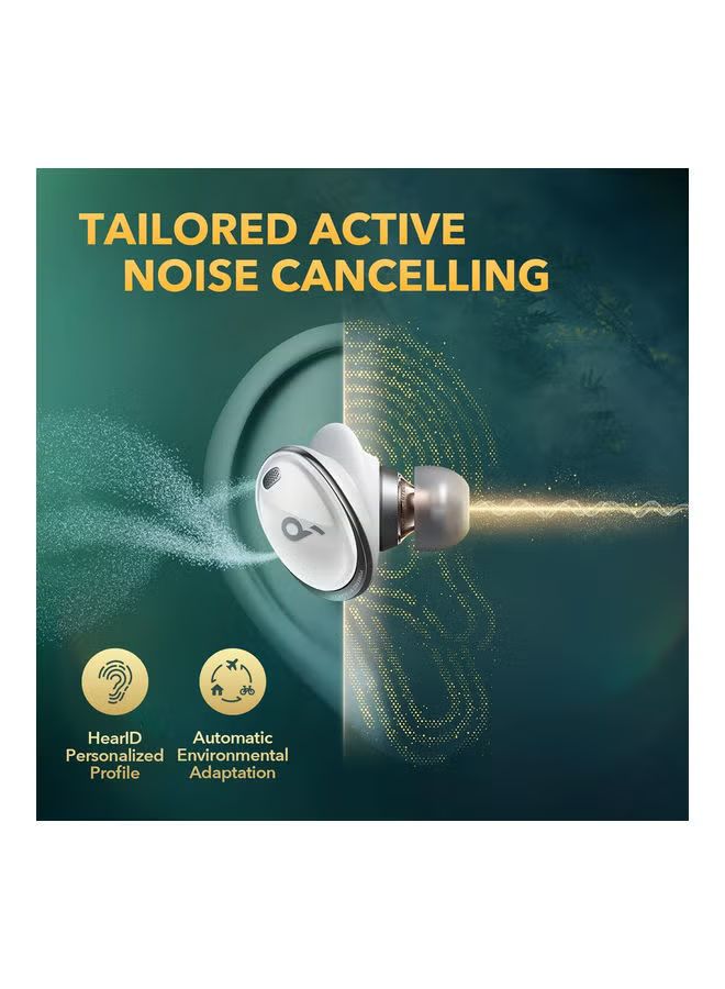 Soundcore by Anker Liberty 3 Pro Noise Cancelling Earbuds, Wireless Earbuds with ACAA 2.0,HearID ANC,Fusion Comfort,Hi-Res Audio Wireless,6 Mics for Calls,32H Playtime,White_2