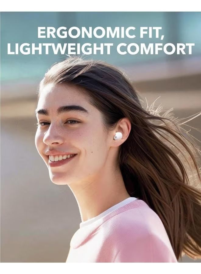 Soundcore Soundcore A30i by Anker, Noise Cancelling Earbuds, Lipstick-Shaped Stylish Design, Tiny, Lightweight Comfort, Smart Noise Cancelling, Clear Sound, 24H Playtime, IP54, Wireless Earbuds White_3