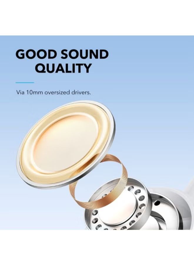 Anker Soundcore Life P2i In-Ear Wireless Earphones with Microphone, White - A3991H21_1