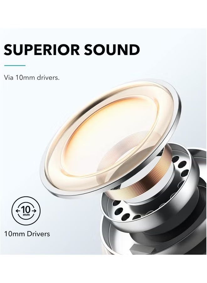 Soundcore by Anker Life P3i Hybrid Active Noise Cancelling Earbuds, 4 Mics, AI-Enhanced Calls, 10mm Drivers, Powerful Sound, App for Custom EQ, 36H Playtime, Fast Charging, Transparency, Bluetooth 5.2_3