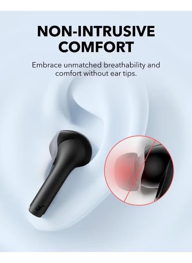 Soundcore K20i by Anker, Semi-in-Ear Earbuds, Bluetooth Wireless, 36H Playtime, Fast Charge, Clear Sound, Comfortable Fit, ENC 2-Mic Clear Calls, Custom EQ, IPX5, Bluetooth 5.3, App Control (Black)_4