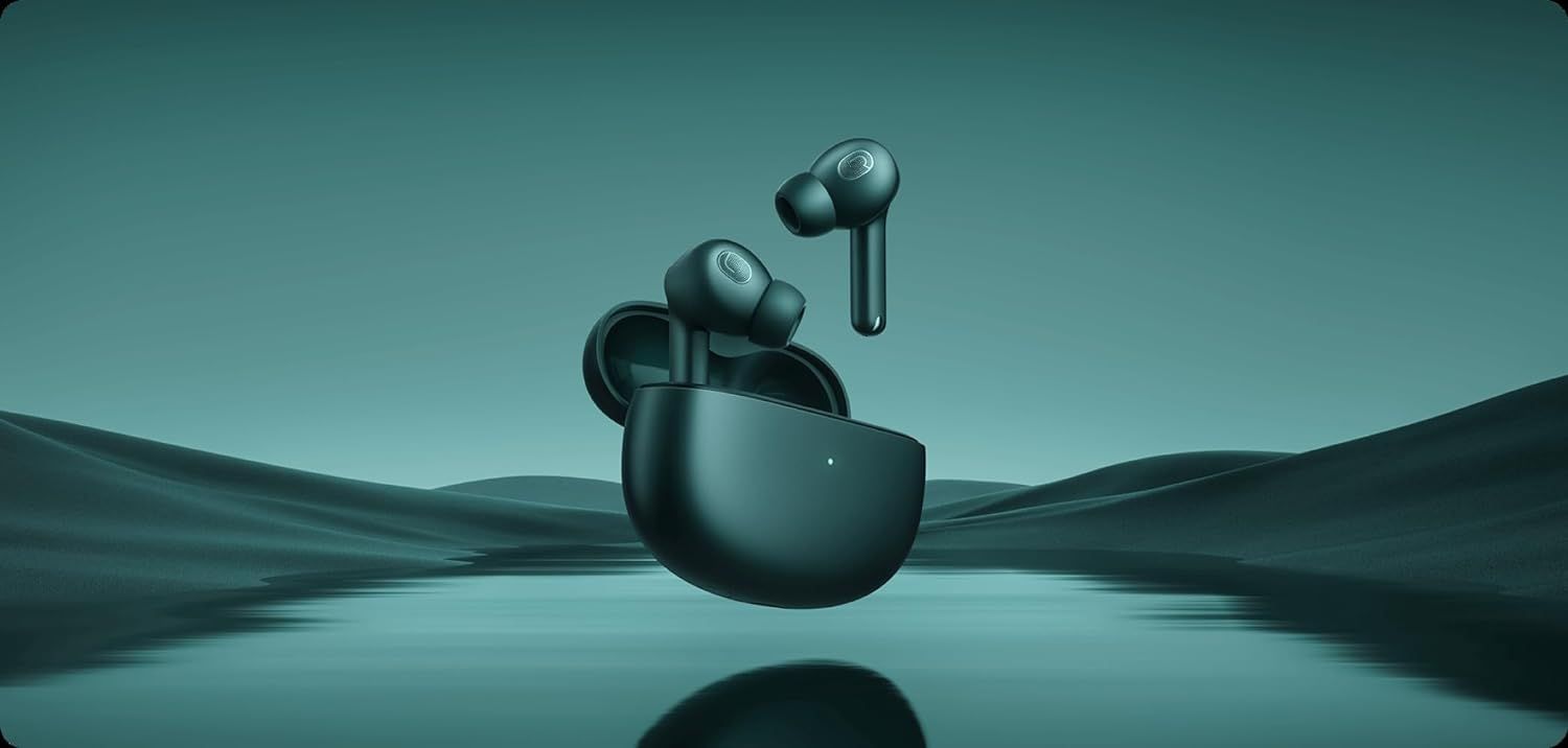 Xiaomi Buds 3T Pro3 plus 1 Active Noise Cancelling Modesdual-Device Connectivitysupports Wireless Charging24H Long Battery Life With Charging Case- Carbon Gray, Aurora Green, 480 BHR5917GL_4
