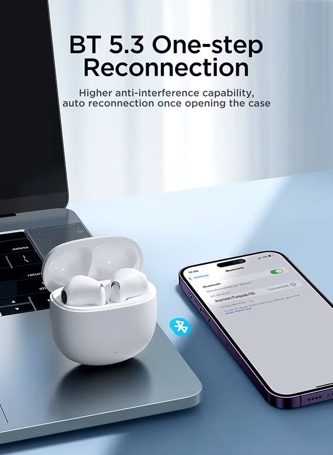 Joyroom JR-FB1 Funpods Series True Wireless Earphones DNC Detect Noise Cancellation Clear Calling Ex|12 Months Warranty_5