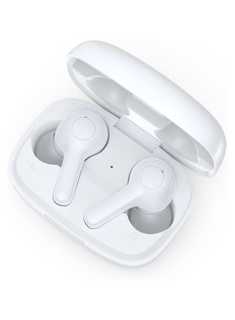 CHOETECH Chotech True Wireless Earbuds, Big Bass 4 Mics, Clear Calls automatic noise reduction, IPX8 waterproof, Sensitive touch control, Comfortable to wear, Bluetooth 5.2,Tiny Size- White_6