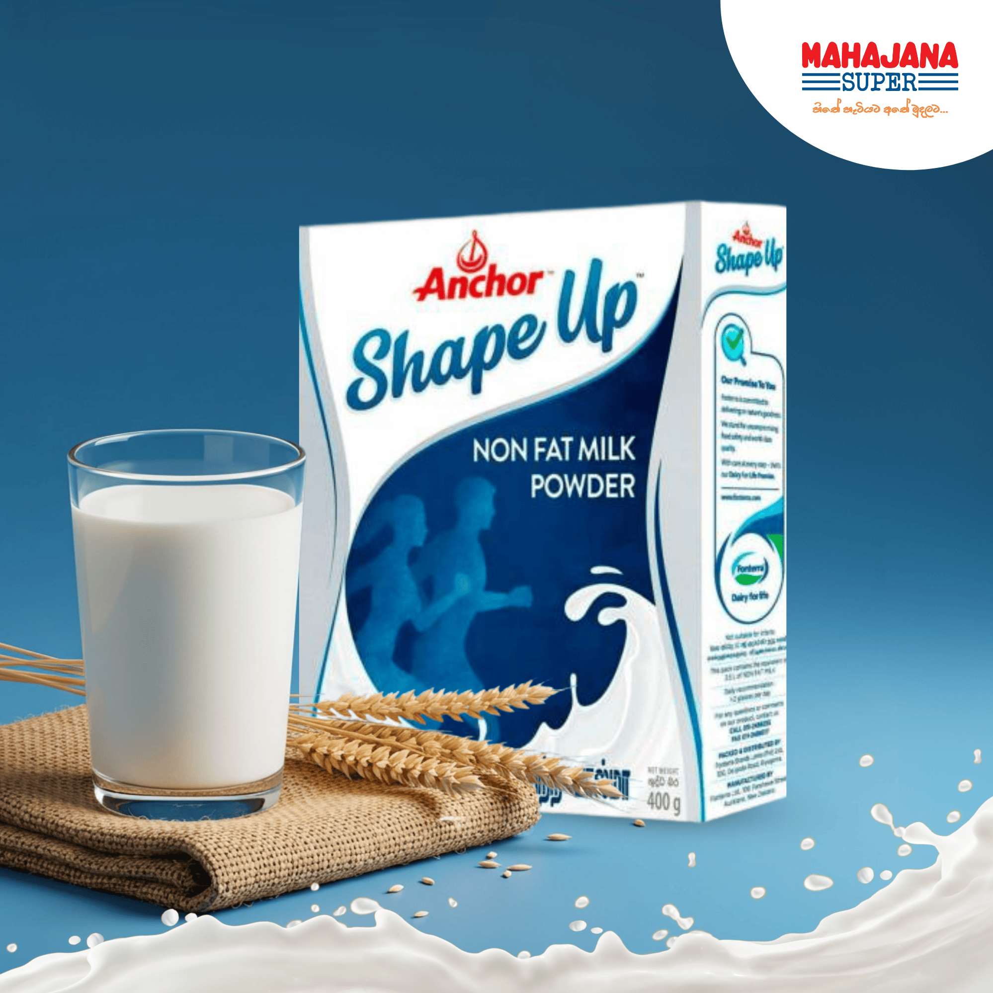Anchor shape up non fat milk powder 400g_0