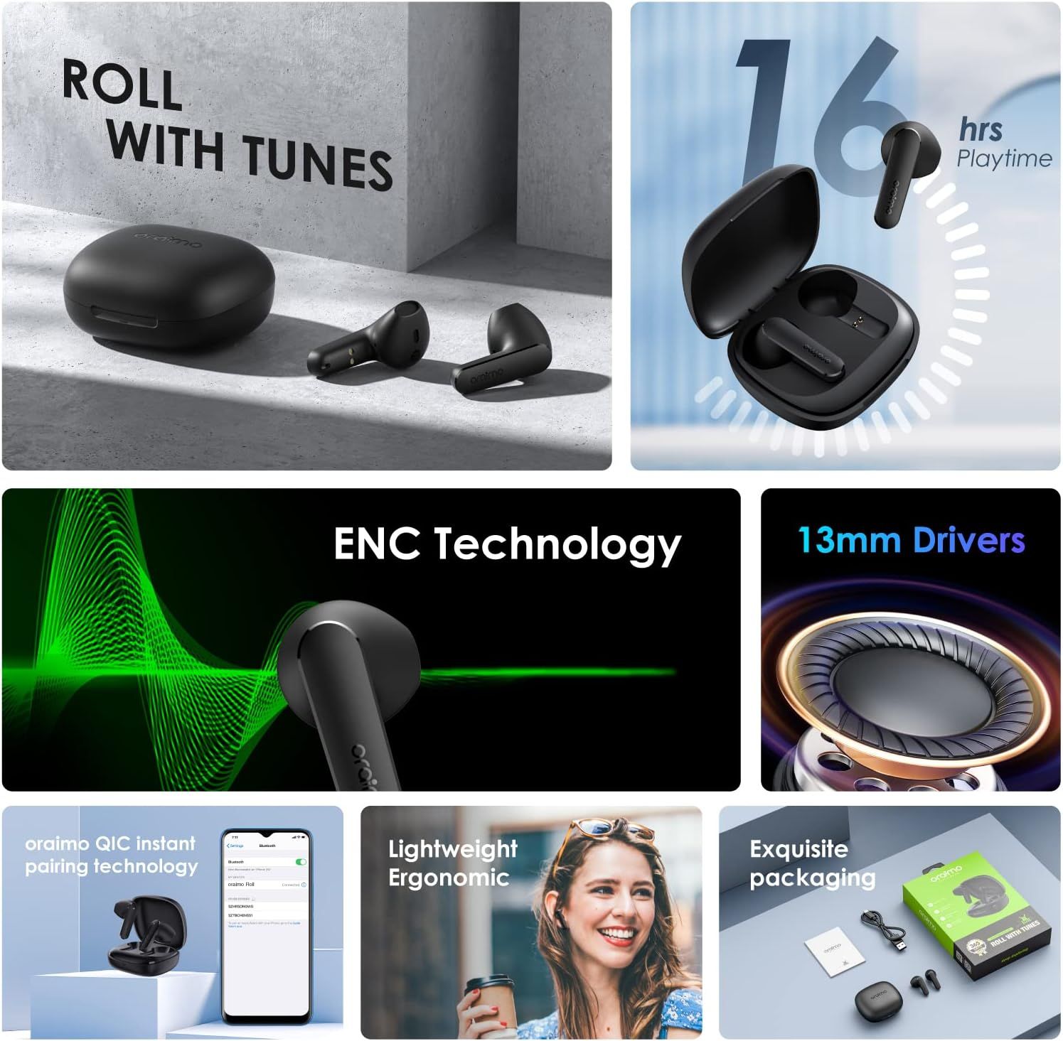 Headphone OEB-E03D Roll Earbuds Black_6