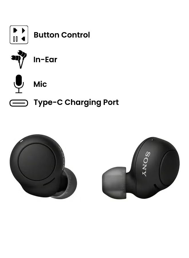 Sony WF-C500 True Wireless Headphones - Up To 20 Hours Battery Life With Charging Case - Voice Assistant Compatible - Built-In Mic For Phone Calls - Reliable Bluetooth Connection - Black_7
