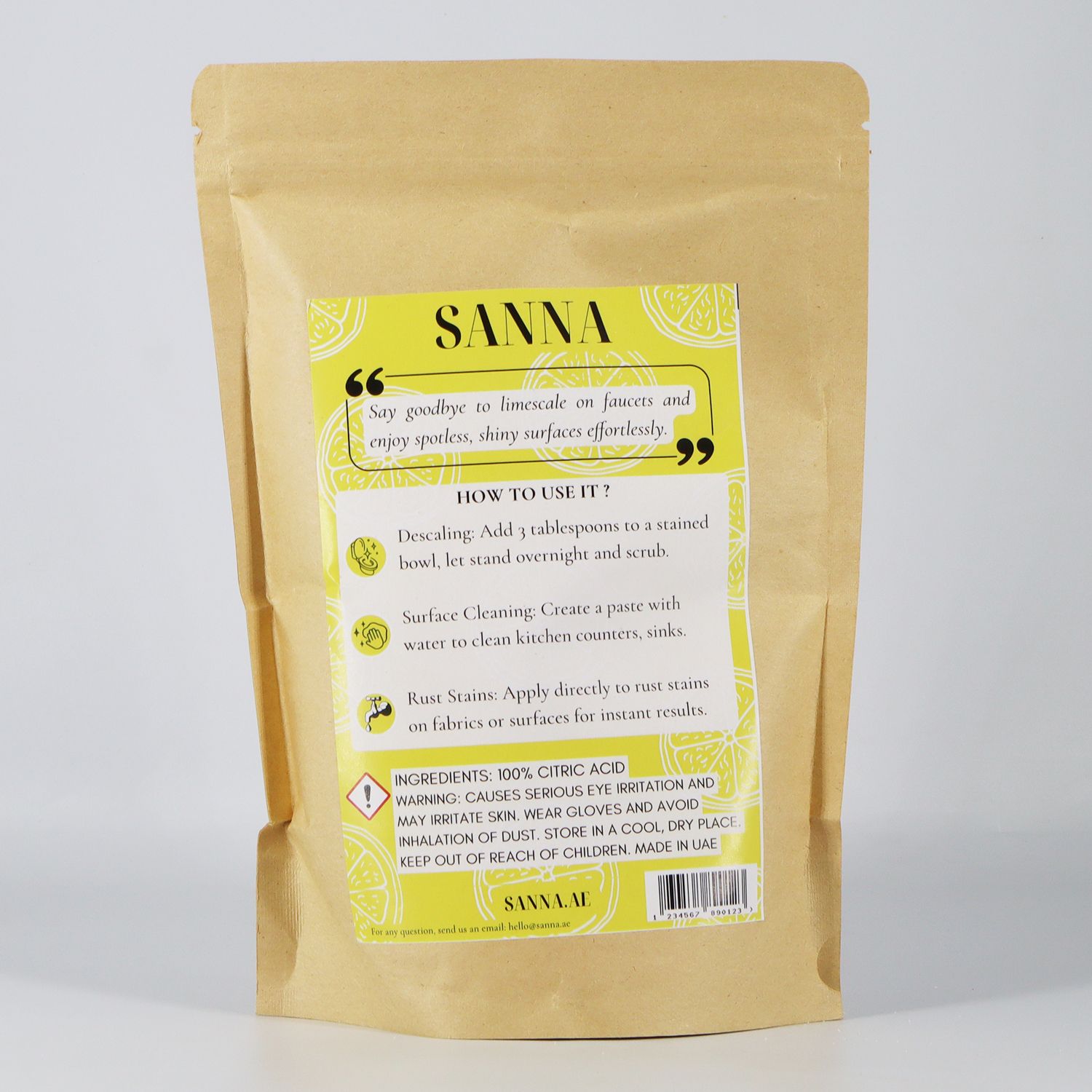 Sanna Citric Acid 400g_1
