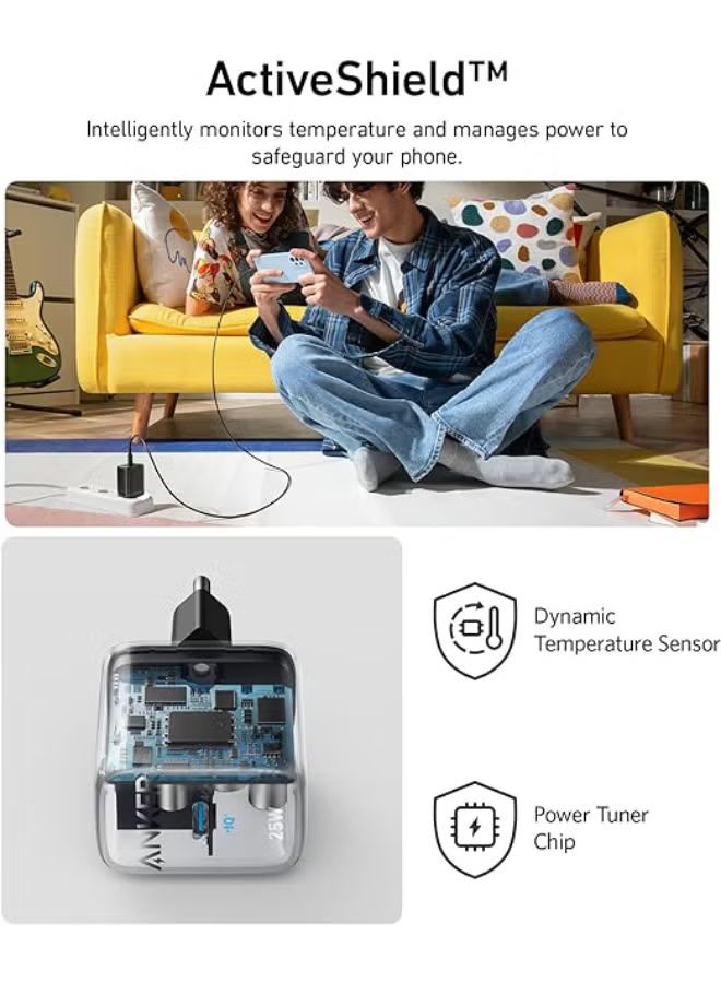 Anker 312 USB-C Charger 25W Supports Samsung Super Fast Charging, MultiProtect Protection, PowerIQ 3.0_2