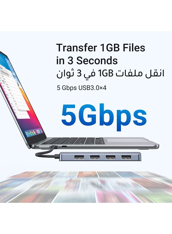 UGREEN USB C Hub, 4K30Hz HDMI USB C Hub Multiport Adapter with 4 USB 3.0 Ports, USB C Dongle Compatible with MacBook, iPad, iMac, iPhone 15 Pro/Pro Max, Samsung Galaxy S23 Ultra, Lenovo (20197)_8