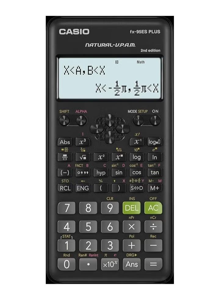 Casio fx-95esplus-2wdtv digital calculator - black_0