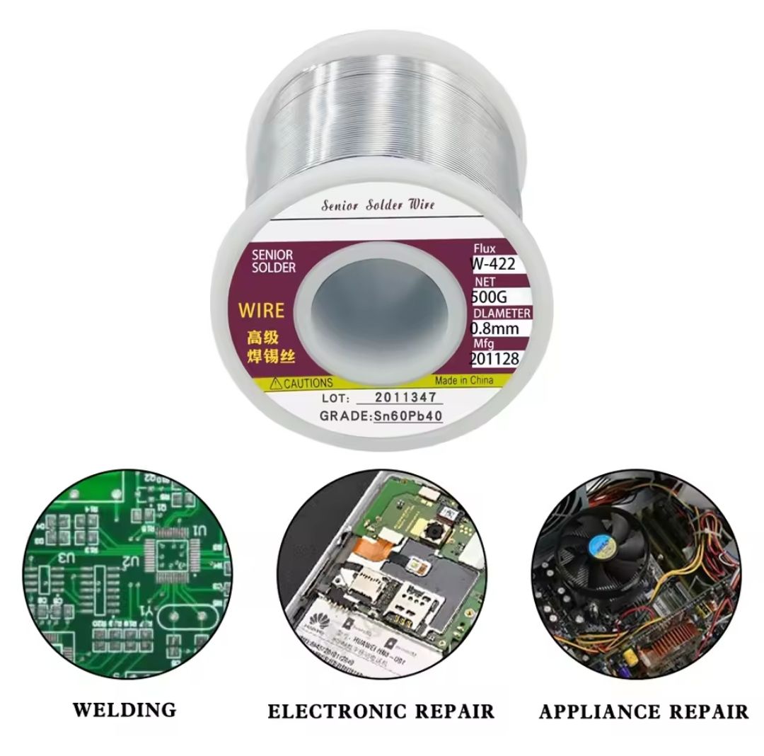 Senior Solder Wire | 1.0/2.0mm Tin Soldering Wire with Flux_0
