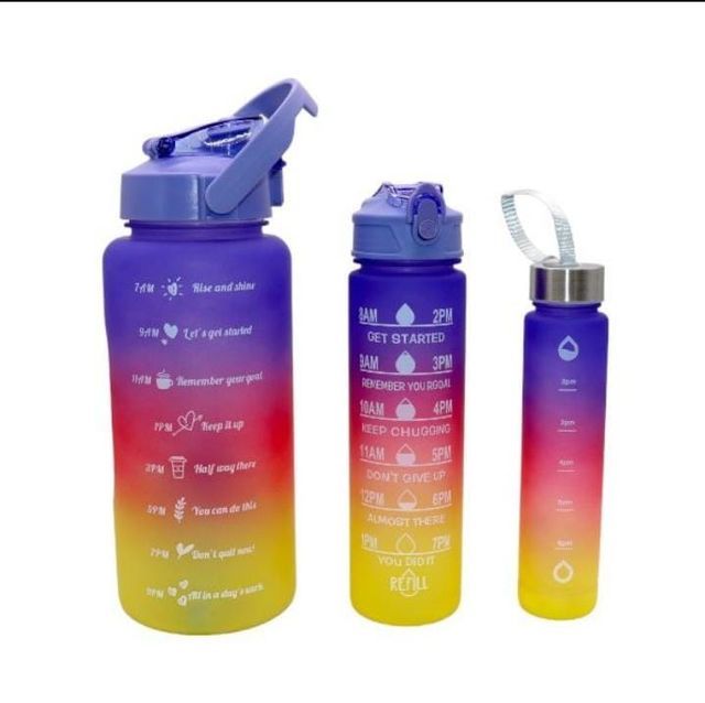 3 Set Motivation Water Bottles_7