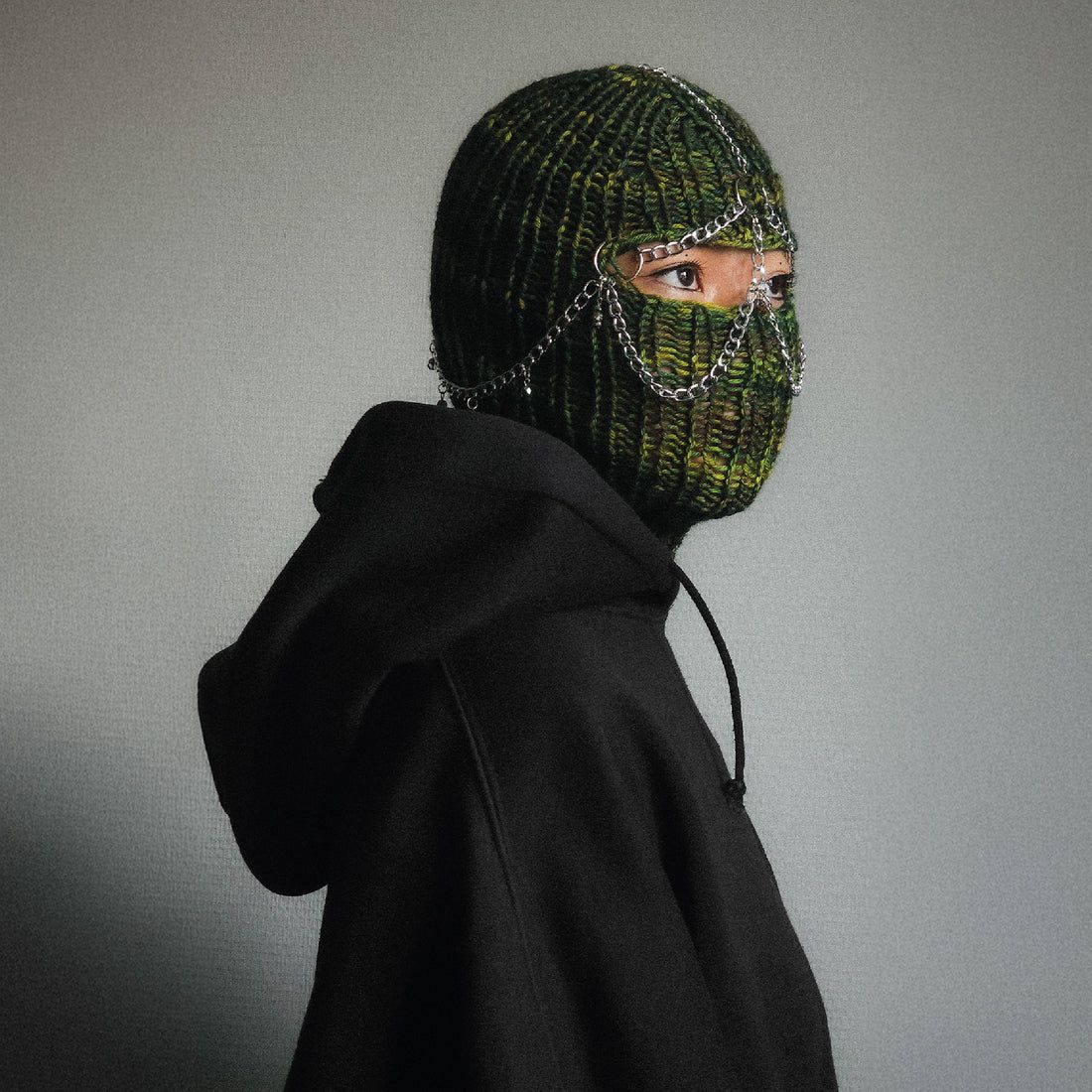 Rebel Sprout green knitted balaclava_1