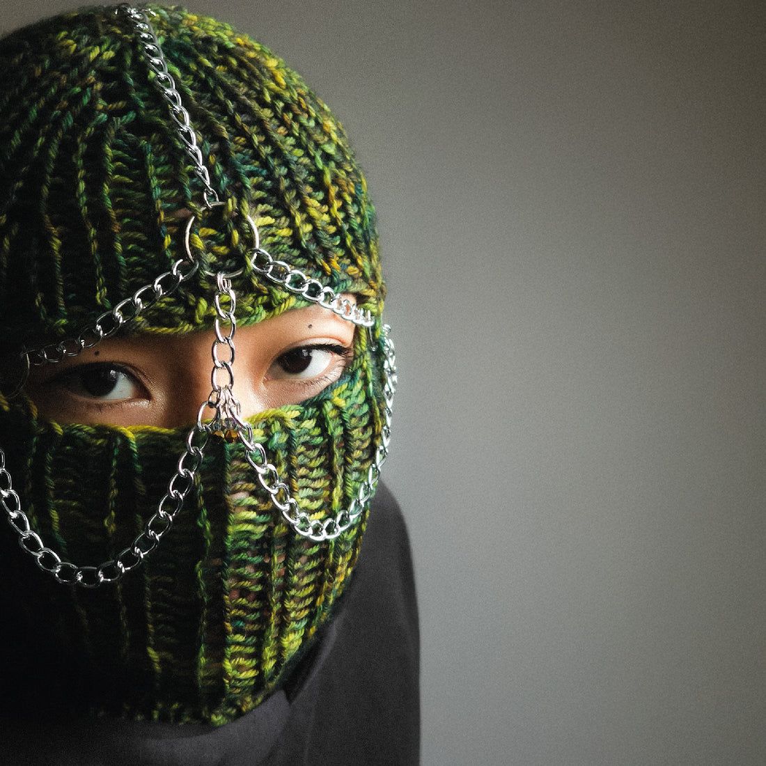 Rebel Sprout green knitted balaclava_2