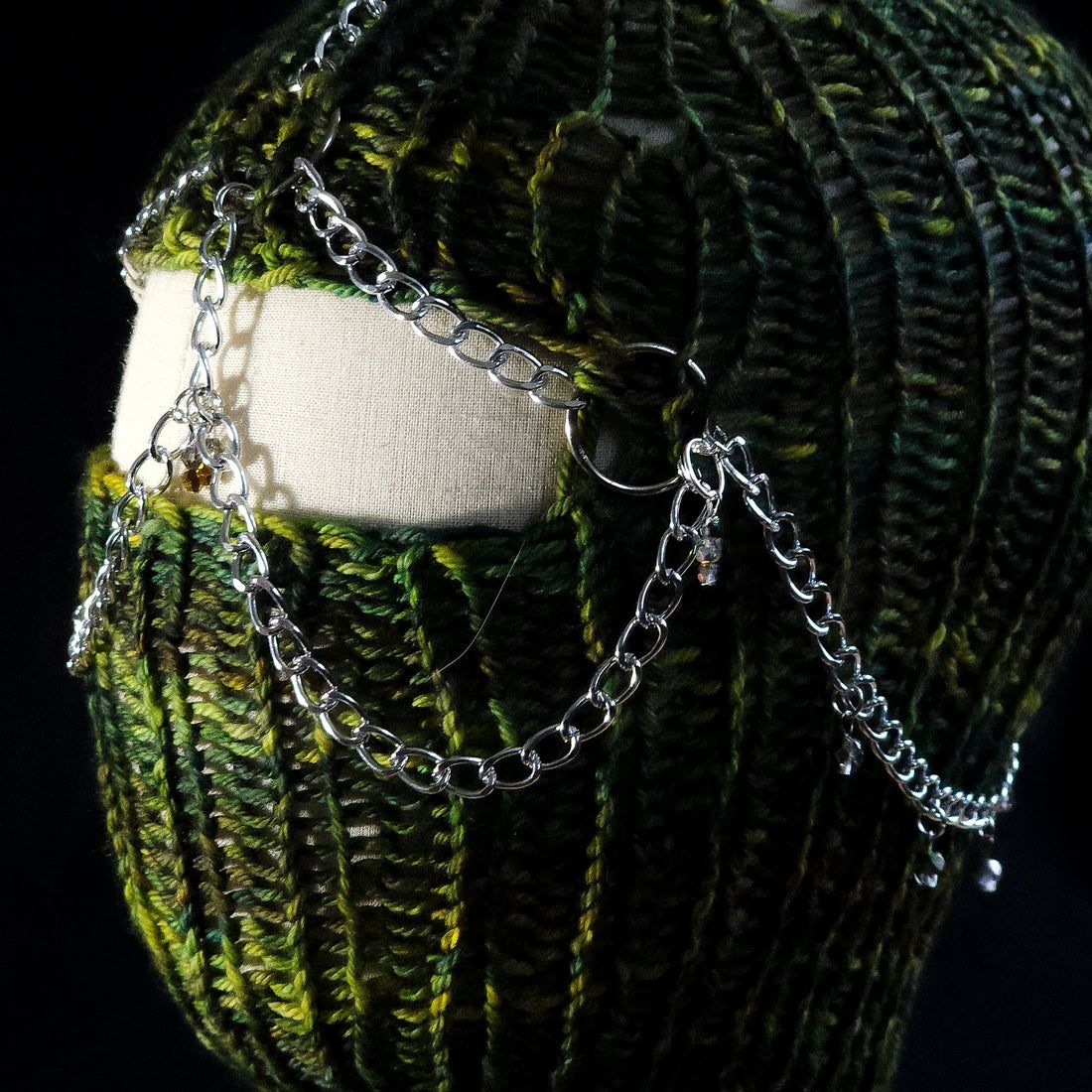 Rebel Sprout green knitted balaclava_4