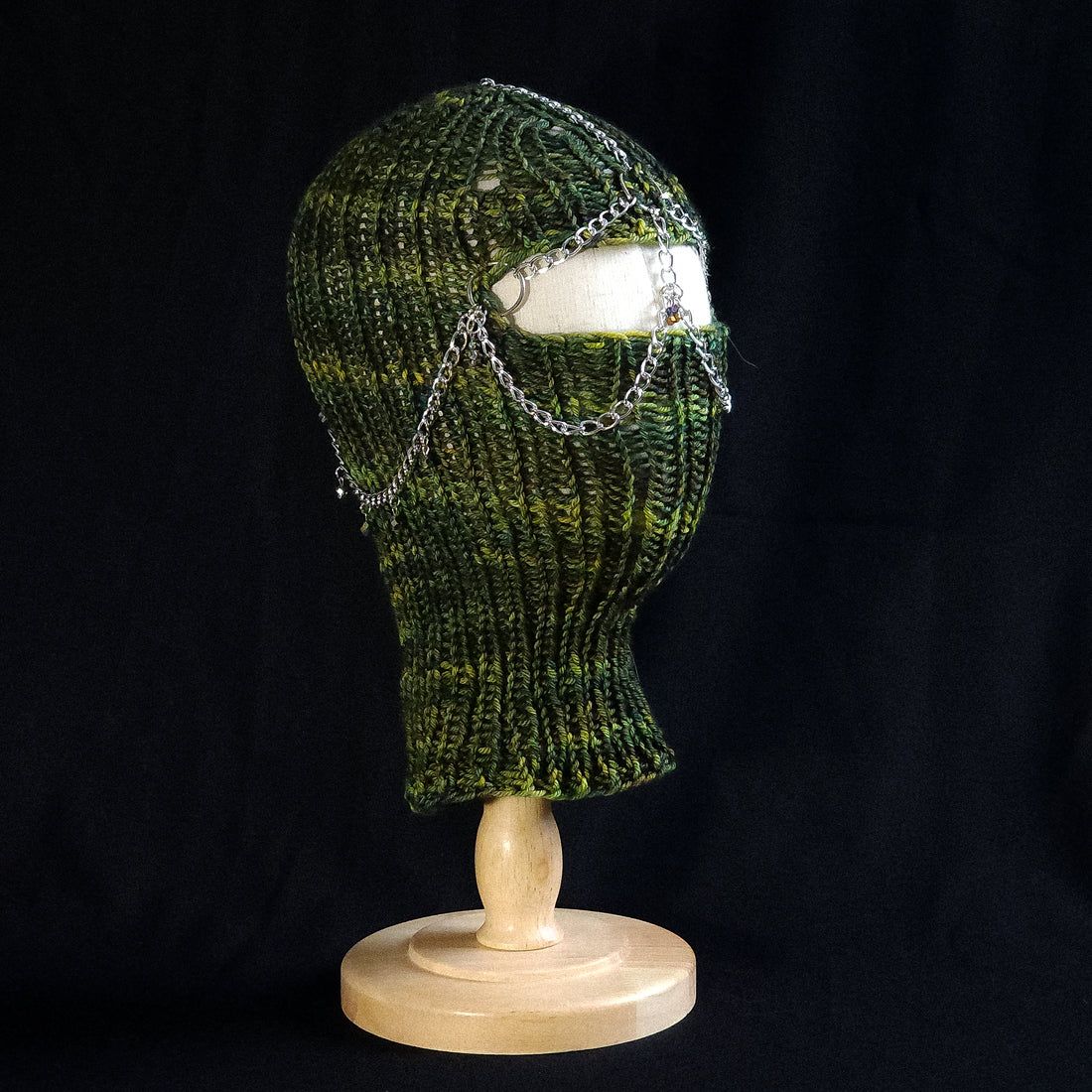 Rebel Sprout green knitted balaclava_6