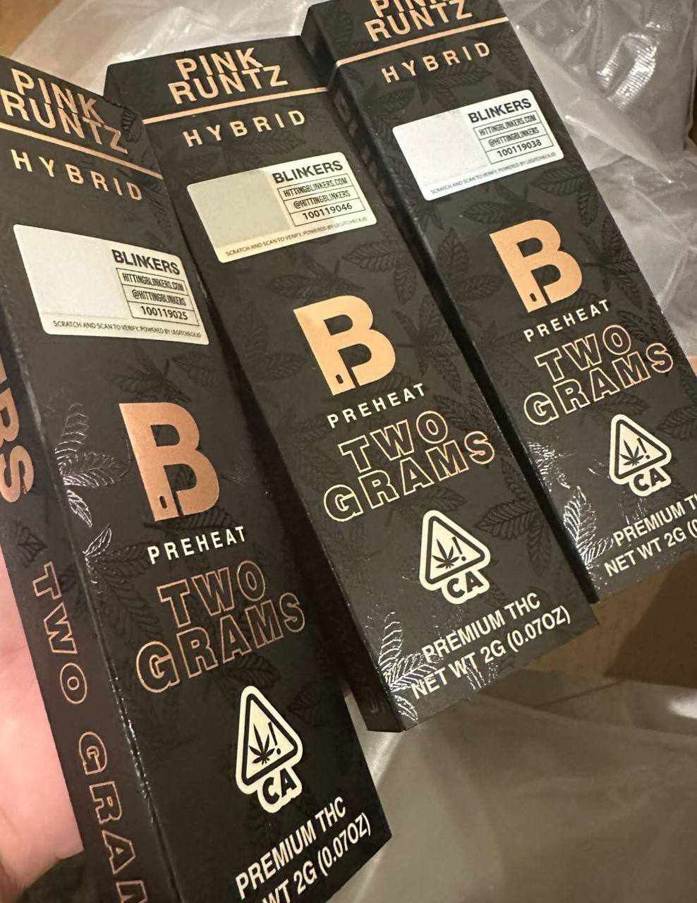 BLINKERS DISPOSABLE 2 GRAM PINK RUNTZ_0