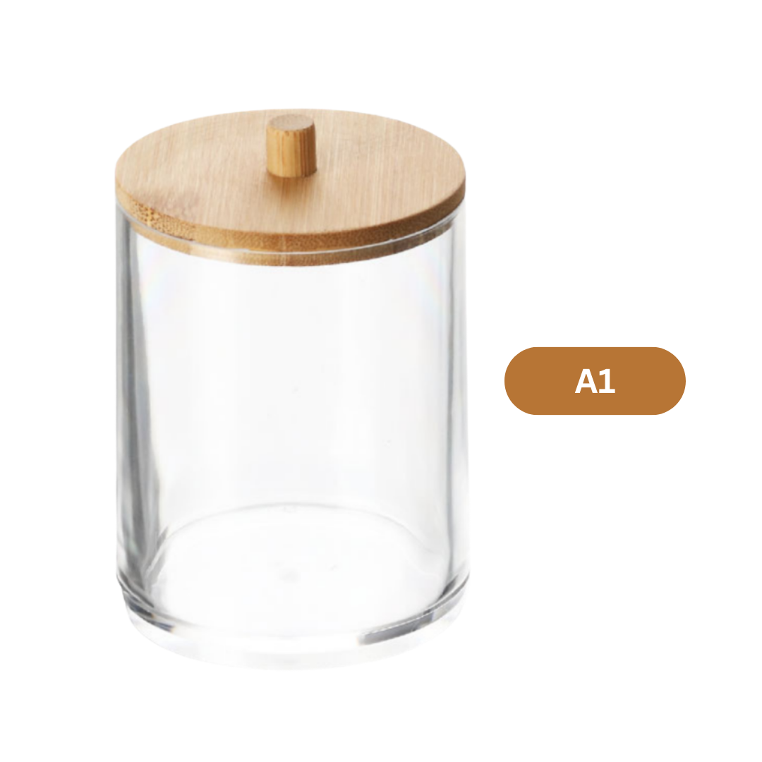 Acrylic Holder Cosmetic Cotton Qtip_5