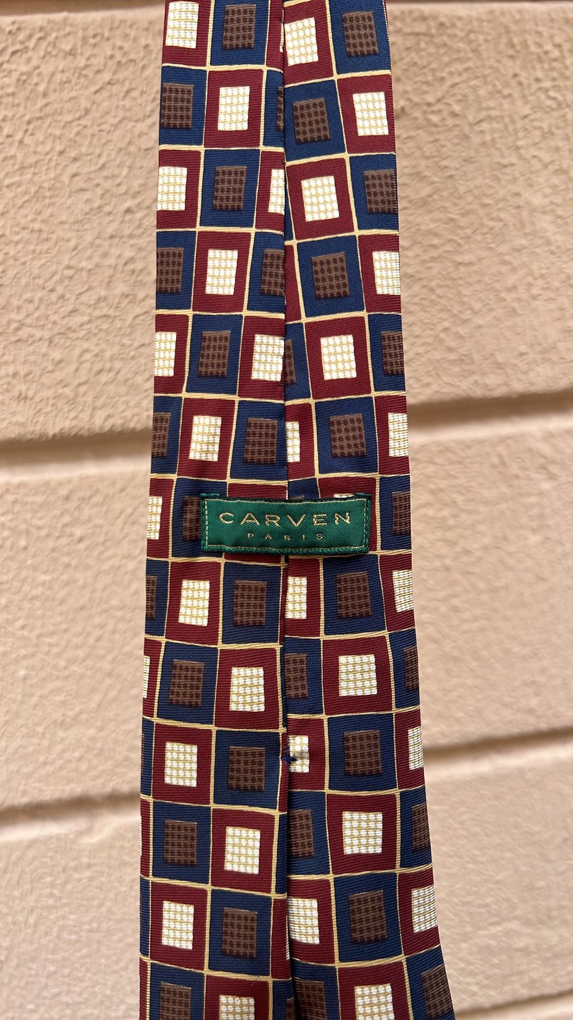 Classic Grid Design Tie_2