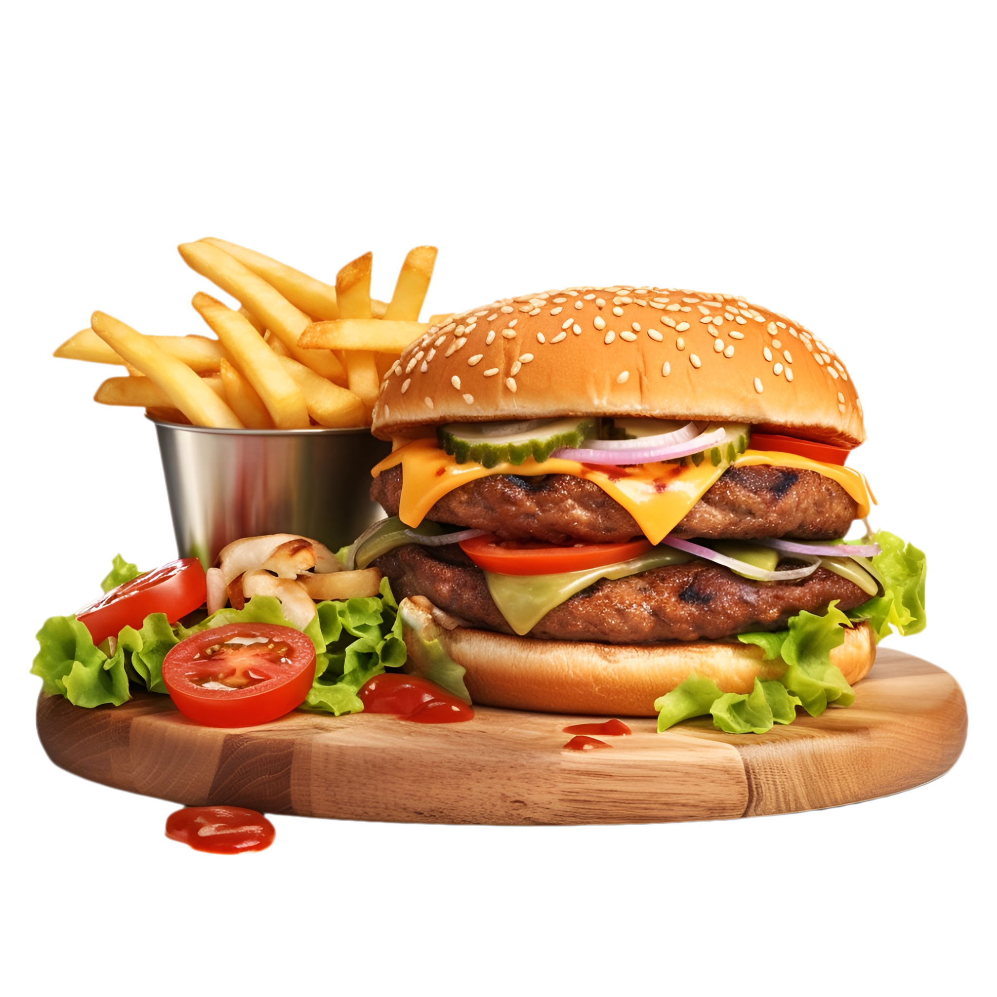 DOUBLE DECKER BURGER_0