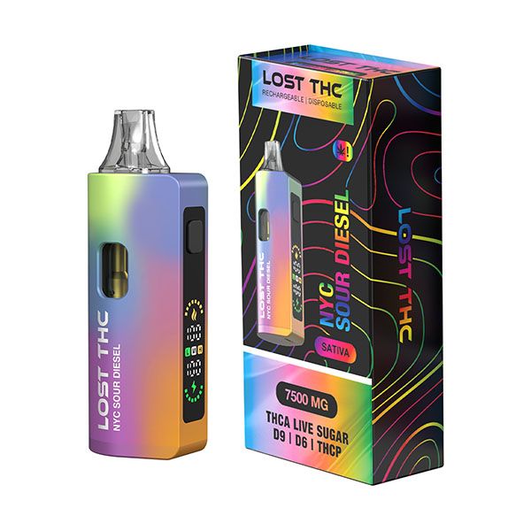 Lost THC V2 THCA Live Sugar Disposable Rainbow Edition | 7.5g_1