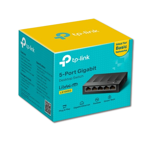 TP-Link LS1005G 5-Port 10/100/1000 Mbps Desktop Switch_0