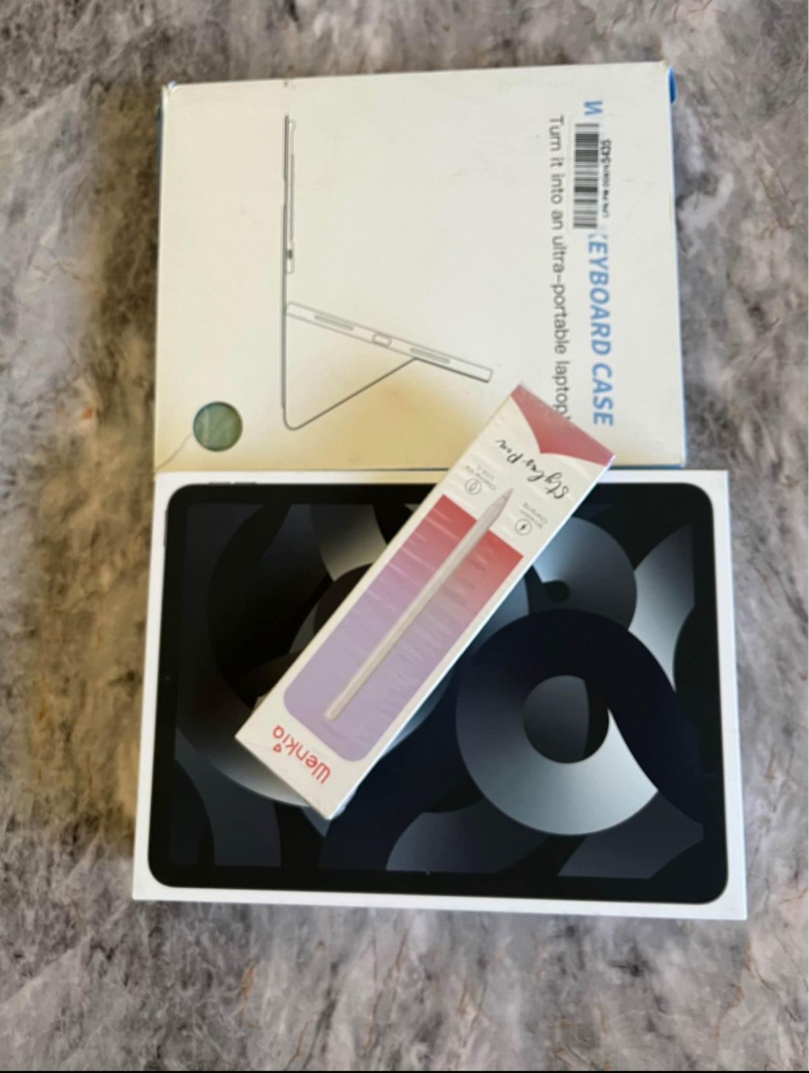 Apple iPad Air 5ᵉ Génération (M1 - Cellular - 128 Go) + Clavier & Stylet _3