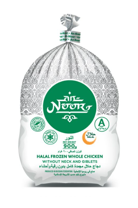 NOOR FROZEN WHOLE CHICKEN 1x10x1000G_0